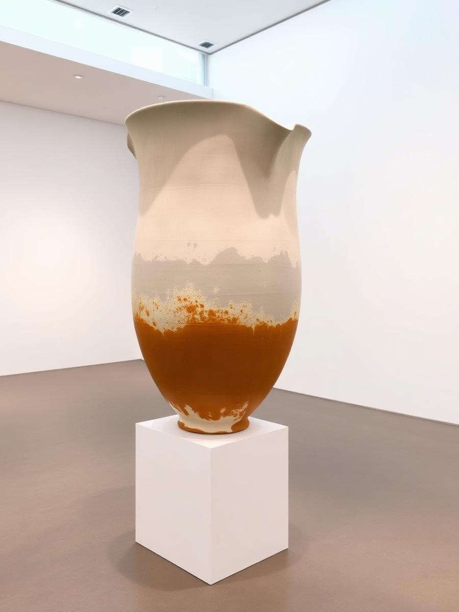 Ochre Vessel by S. Ito